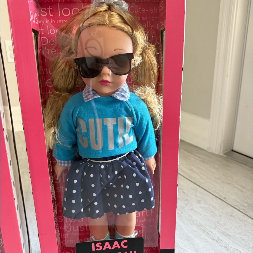 Madama Alexander Isaac Mizrahi Doll with Blue and White Polka Dot Skirt